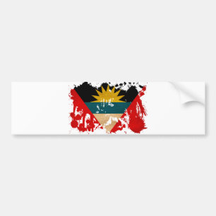 Autocollant De Voiture Drapeau d'Antigua-et-Barbuda