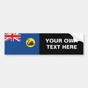 Autocollant De Voiture Drapeau d'Australie occidentale