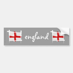 Autocollant De Voiture Drapeau de brosse de l'Angleterre