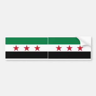 Autocollant De Voiture Drapeau de DEUX Syrie