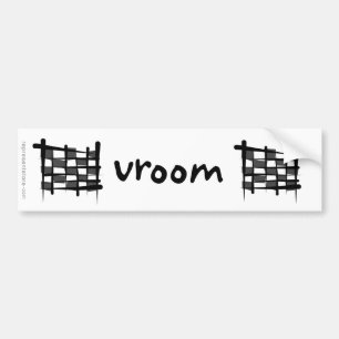Autocollant De Voiture Drapeau de emballage Checkered de brosse