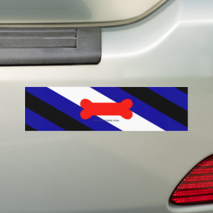 Autocollant De Voiture Drapeau de fierté de jeu de chiots de SlipperyJoe