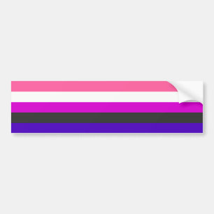 Autocollant De Voiture Drapeau de Genderfluid