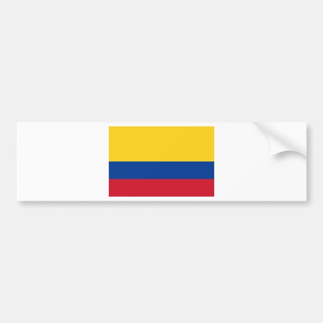 Autocollant De Voiture Drapeau de la Colombie (Devant)