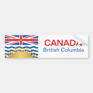 Autocollant De Voiture drapeau de la Colombie-Britannique