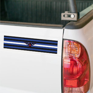 Autocollant De Voiture Drapeau de la Fierté d'aigle en cuir