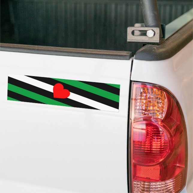 Autocollant De Voiture Drapeau de la Fierté de cuir Boi (Sur camion)