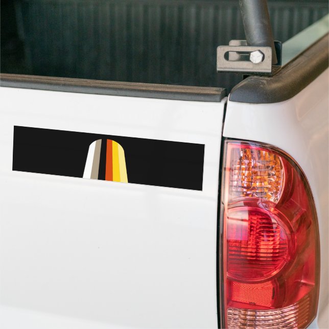 Autocollant De Voiture Drapeau de la Fierté des cheveux longs (Sur camion)