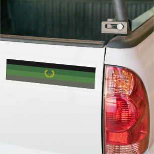 Autocollant De Voiture Drapeau de la fierté militaire uniforme