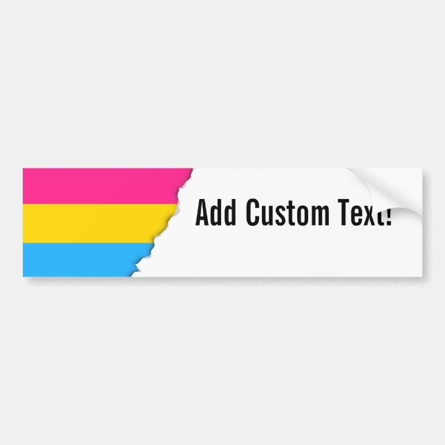 Autocollant De Voiture Drapeau de la fierté transexuelle (Devant)