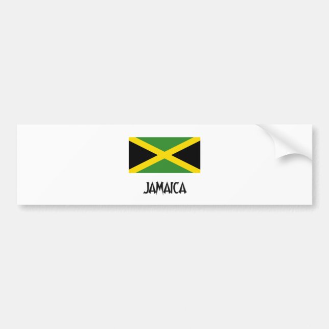 Autocollant De Voiture Drapeau de la Jamaïque (Devant)