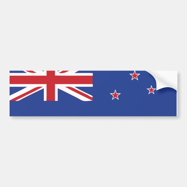 Autocollant De Voiture Drapeau de la Nouvelle Zélande (Devant)