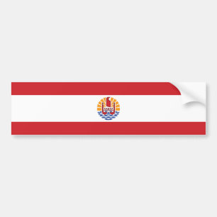 Autocollant De Voiture Drapeau de la Polynésie française