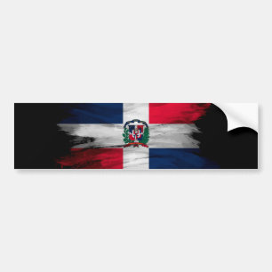 Autocollant De Voiture Drapeau de la République Dominicaine