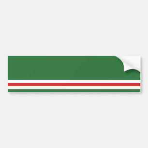 Autocollant De Voiture Drapeau de la République tchétchène d'Ichkérie