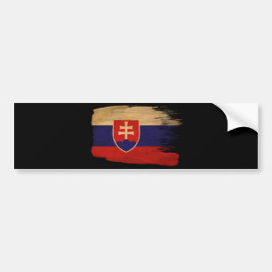 Autocollant De Voiture Drapeau de la Slovaquie