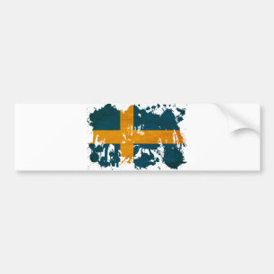 Autocollant De Voiture Drapeau de la Suède