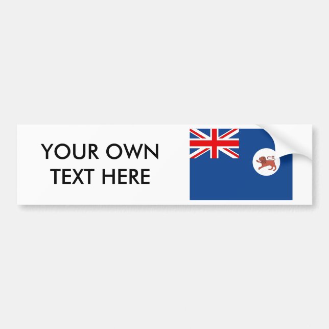 Autocollant De Voiture Drapeau de la Tasmanie (Devant)