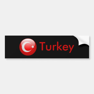 Autocollant De Voiture Drapeau de la Turquie