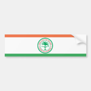 Autocollant De Voiture Drapeau de la ville de Miami