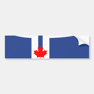 Autocollant De Voiture Drapeau de la ville de Toronto (Canada)
