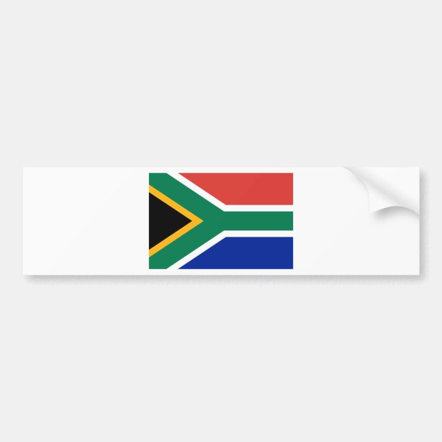 Autocollant De Voiture Drapeau de l'Afrique du Sud (Devant)