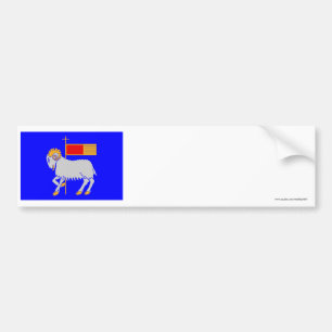 Autocollant De Voiture Drapeau de län de Gotlands
