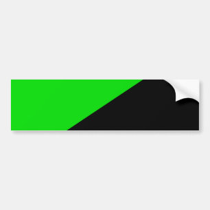Autocollant De Voiture Drapeau de l'anarchisme vert