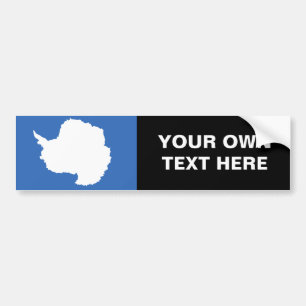 Autocollant De Voiture Drapeau de l'Antarctique