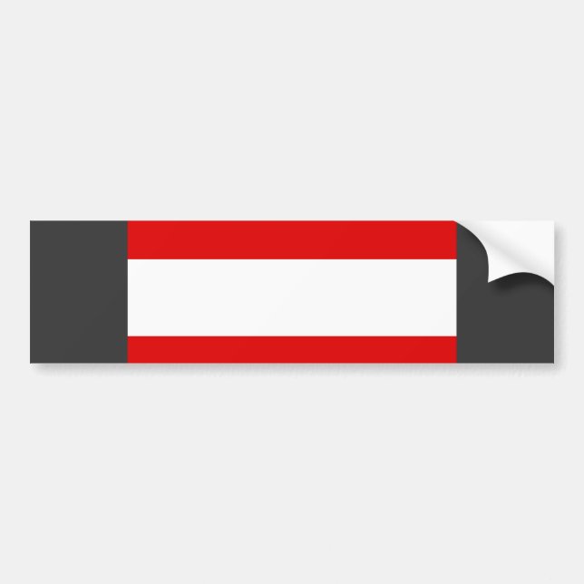 Autocollant De Voiture Drapeau de l'Autriche (Devant)