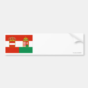 Autocollant De Voiture Drapeau de l'Autriche-Hongrie (1869-1918)