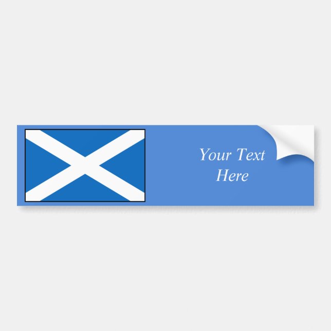 Autocollant De Voiture Drapeau de l'Ecosse (Devant)
