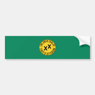 Autocollant De Voiture Drapeau de l'État américain proposé de Jefferson