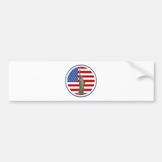 Autocollant De Voiture Drapeau de l'état de liberté aux États-Unis