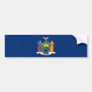 Autocollant De Voiture Drapeau de l'État de New York