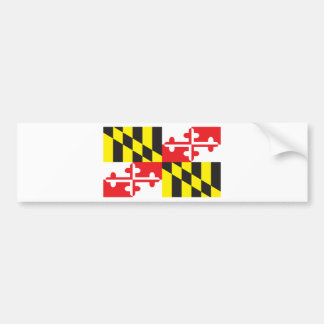 Autocollant De Voiture Drapeau de l'état du Maryland