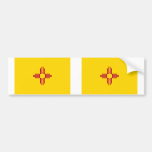 Autocollant De Voiture drapeau de l'État du Nouveau-Mexique