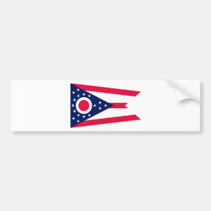 Autocollant De Voiture Drapeau de l'Ohio