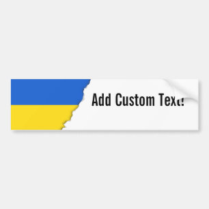 Autocollant De Voiture Drapeau de l'Ukraine