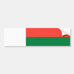 Autocollant De Voiture Drapeau de Madagascar