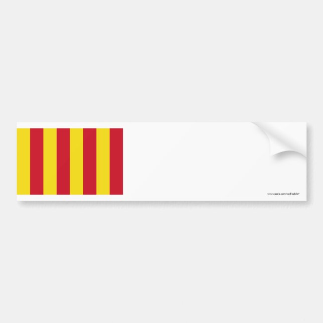 Autocollant De Voiture Drapeau de Northumbria (Devant)