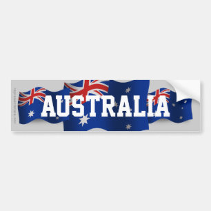 Autocollant De Voiture Drapeau de ondulation de l'Australie