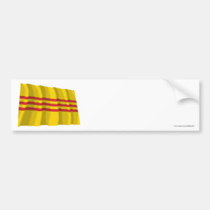Autocollant De Voiture Drapeau de ondulation du Vietnam du Sud