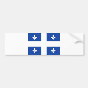 Autocollant De Voiture drapeau de pays du Canada de région du Québec