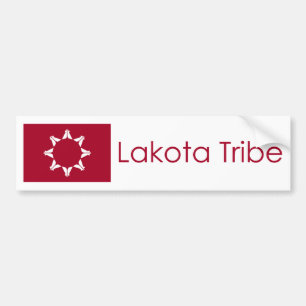 Autocollant De Voiture Drapeau de pin Ridge de Lakota