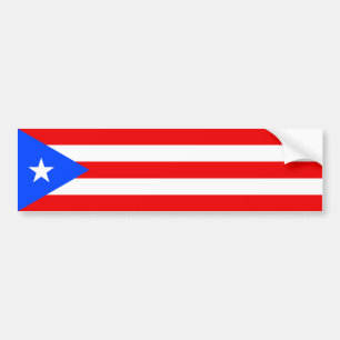 Autocollant De Voiture Drapeau de Porto Rico