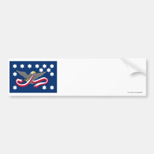 Autocollant De Voiture Drapeau de rébellion de whiskey