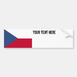 Autocollant De Voiture Drapeau de République Tchèque