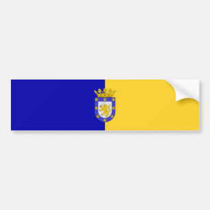Autocollant De Voiture Drapeau de Santiago (Chili)