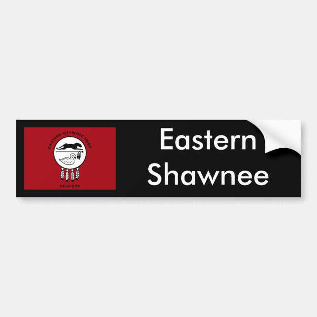 Autocollant De Voiture Drapeau de Shawnee oriental (Devant)